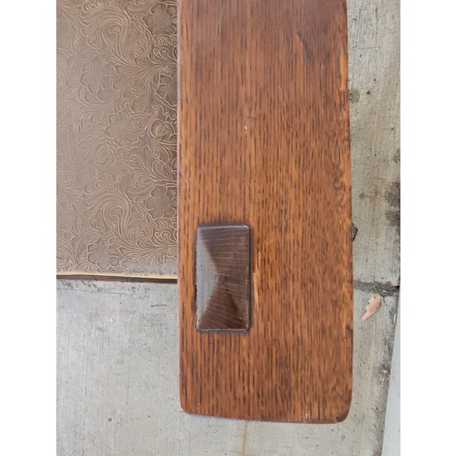 Fine Mission Oak Rocking Chair Circa. 1910 For Sale - Image 14 of 18