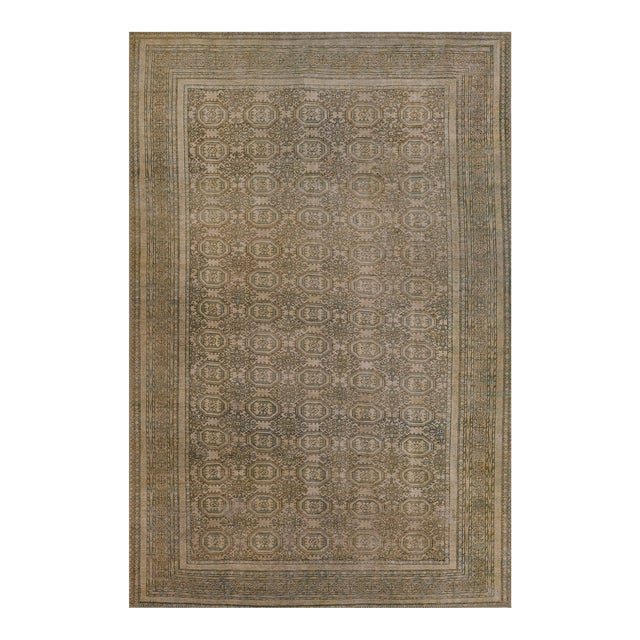 Erin Gates by Momeni Dorset Warren Polyester Green Area Rug 10' X 14' For Sale