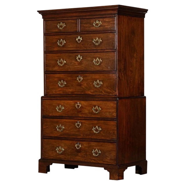 English George III Mahogany Chest of Drawers, 1820 For Sale
