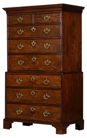 English George III Mahogany Chest of Drawers, 1820