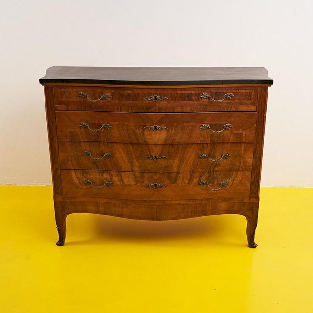 Antique Commode with Black Top, 1900s For Sale - Image 14 of 14