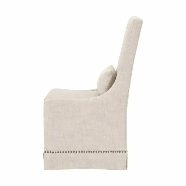 2020s Colleen Bisque French Linen Dining Chair Set of 2 by Essential for Living For Sale - Image 5 of 7