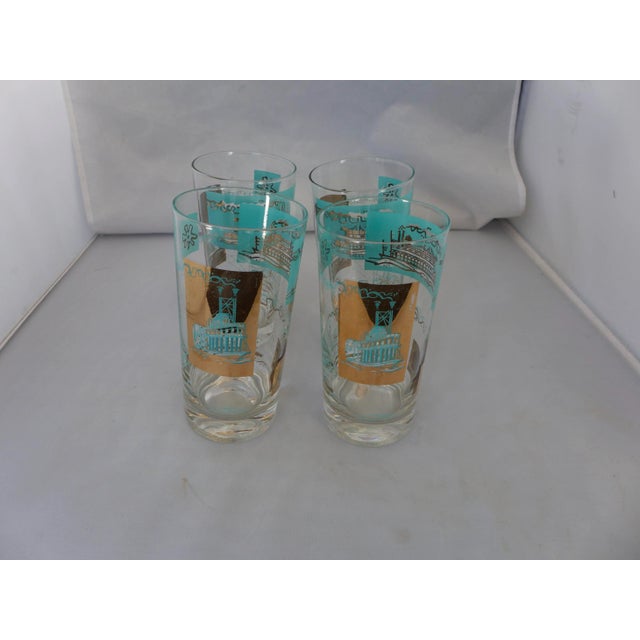 Libbey Glass Co. Mid-Century Steamboat Bar Tumblers - Set of 4 For Sale - Image 4 of 8