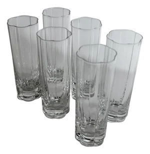 Vintage Drinking Glasses, 1980s, Set of 6