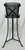 1950s Mid Century French Style Green Metal Mesh Planter & Tripod Plant Stand, in the Manner of Mathieu Matégot, C. 1950s For Sale - Image 5 of 12