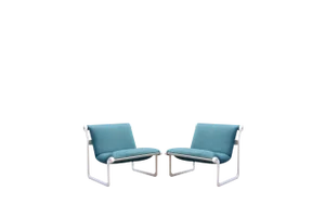 Set of Sling Lounge Chairs by Hannah Morrison for Knoll International, 1960s