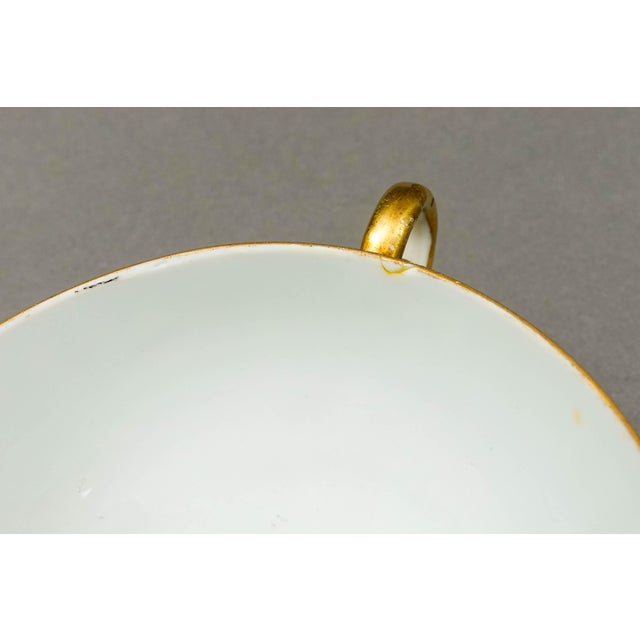 Mid 20th Century Nippon Japan Hand Painted Pink Roses Gold Gilded Tea Set - No Creamer- 12 Pieces For Sale - Image 10 of 10