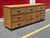 Campaign Vintage 1970’s 72”Faux Bamboo Credenza Dresser For Sale - Image 3 of 10