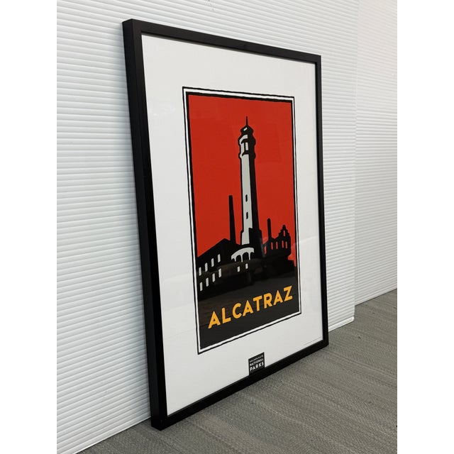 Wood Alcatraz Golden Gate National Parks Framed Print For Sale - Image 7 of 12