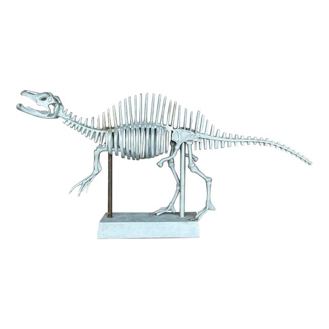 Vintage Boho Steel Dinosaur Model For Sale