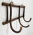 Early 20th Century Vintage Bentwood Three Loop Wall Hook For Sale - Image 5 of 6