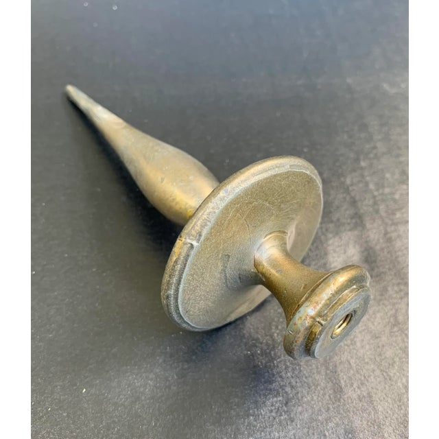Mid-Century Modern Mid-Century Modern Moroccan Spear Lamp Shade Finial For Sale - Image 3 of 4