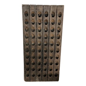 1950s French Country Riddling Rack Champagne & Wine Rack Stamped v.p 1949