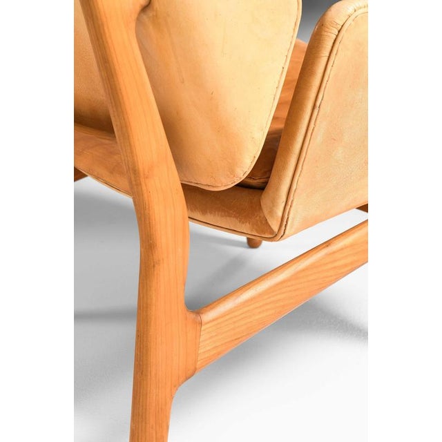 Scandinavian Modern Easy Chairs attributed to Erik Ostermann, 1954, Set of 2 For Sale - Image 9 of 10