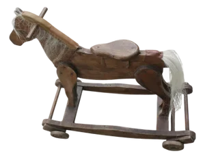 Little Wooden Horse Pull-Along and Rocker, 1930