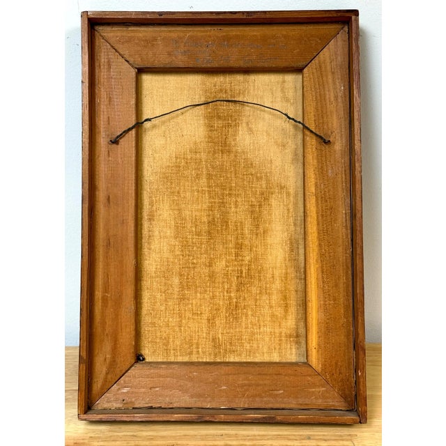 1950s Portrait of a Monkey 'Ruby', Painted & Inscribed by John Sutton, Dec 1st 1955 For Sale - Image 5 of 6