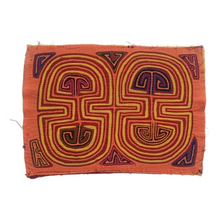 Mola Fabric by Cuna Indians, Panama, 1970s For Sale