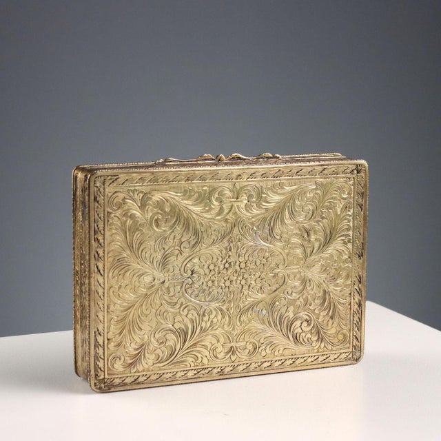Silver and Glass Stone Box For Sale - Image 11 of 12