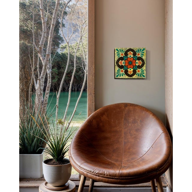 Mexican Ernesto Yerena Montejano “Ganas Talavera,” 2015 — Mixed Media on Wood Panel For Sale - Image 3 of 12