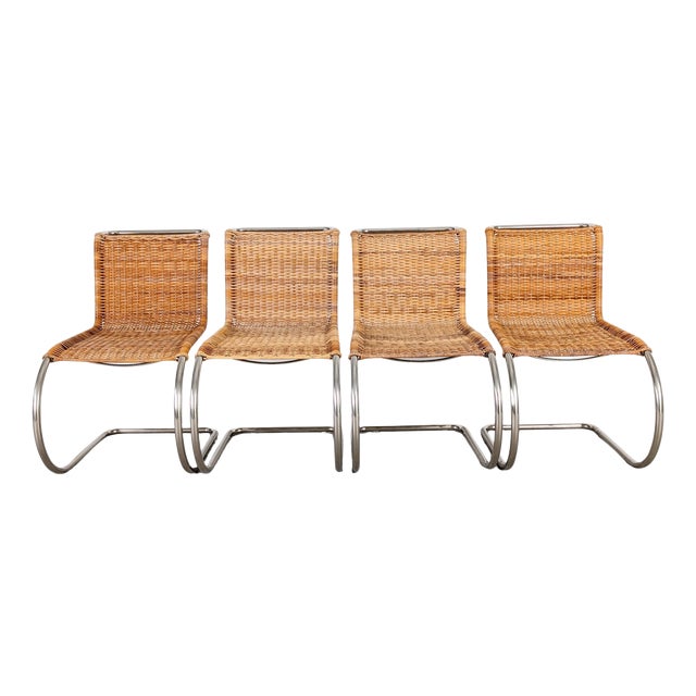 MR10 Chairs by Mies Van Der Rohe, Set of 4 For Sale
