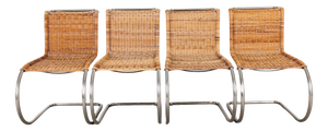 MR10 Chairs by Mies Van Der Rohe, Set of 4