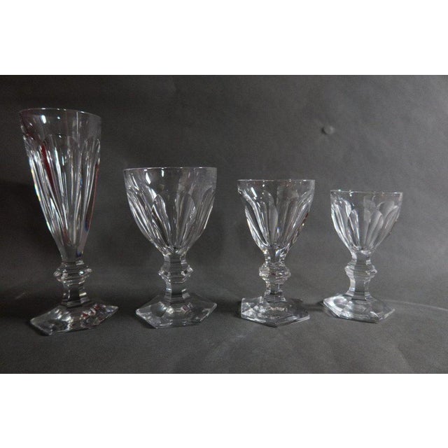 Glass Service in Crystal from Baccrat Mortèle Harcourt For Sale - Image 10 of 10
