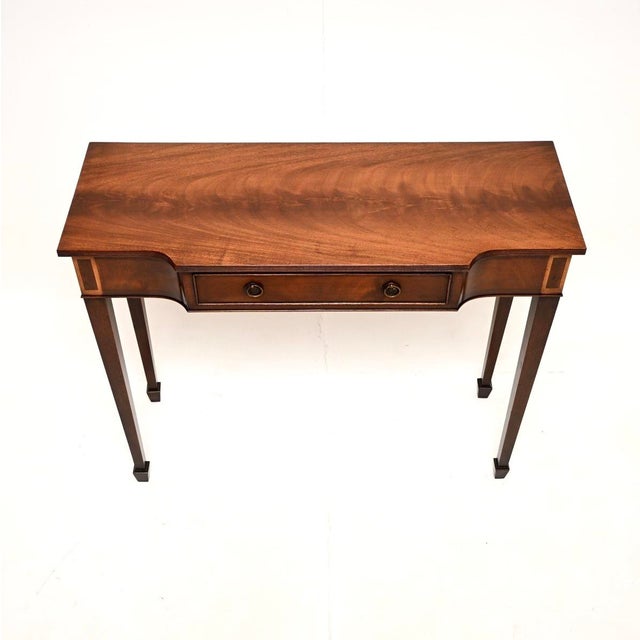 1930s Georgian Inlaid Console Table, 1930 For Sale - Image 5 of 11