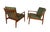 Pair of Mid 20th Century Danish Teak Armchairs For Sale - Image 4 of 4