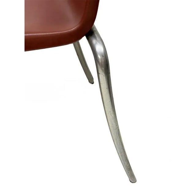 Brown Louis 20 Stackable Chairs by Starck for Vitra, 1998, Set of 4 For Sale - Image 8 of 11