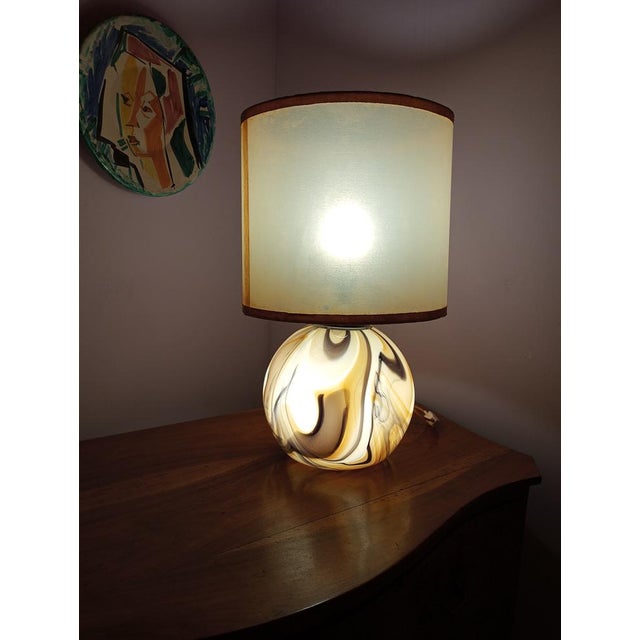 Murano Glass Table Lamp, Italy, 1970s For Sale - Image 9 of 12