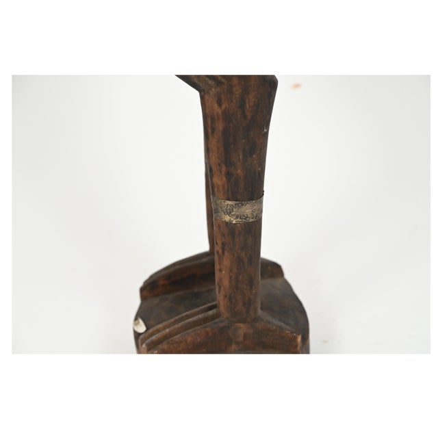 Vintage Carved Wooden West African Senufo Hornbill Bird Sculpture For Sale - Image 9 of 17