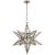 Moravian Large Star Lantern in Burnished Silver Leaf with Antique Mirror Designer: Chapman & Myers Canopy: 6" Round...