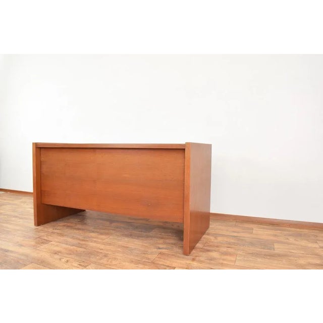 Mid-Century Danish Teak Desk, 1980s For Sale - Image 10 of 13