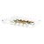 2020s Leopard Seeing Double White Acrylic Rectangle Decorative Tray, Large For Sale - Image 5 of 9
