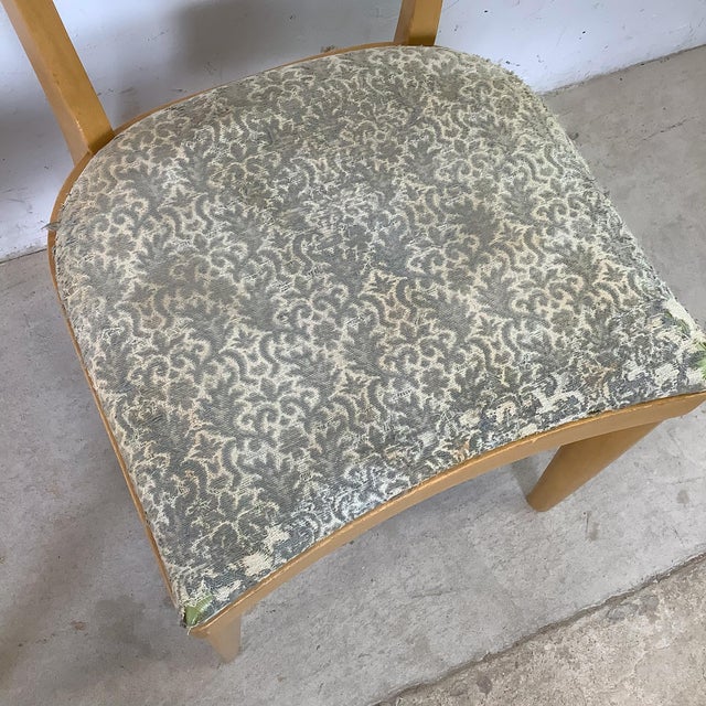 Vintage Heywood-Wakefield "Dog Bone" Dining Chairs - Set of 6 For Sale - Image 9 of 18