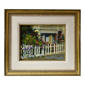 Douglas Paul Morgan Picket Fences C. 2000 Painting