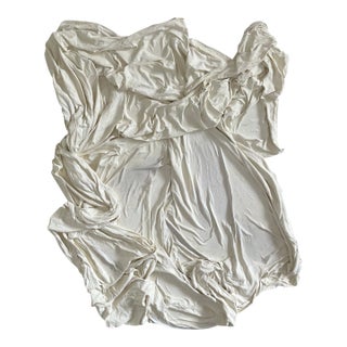 “Veiled” – Sculptural Textured Canvas in Neutral Tones (36x48) For Sale