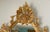 Wood Vintage Italian Rococo Style Giltwood Mirror With Gold Leaf Patina – 53” Tall For Sale - Image 7 of 9
