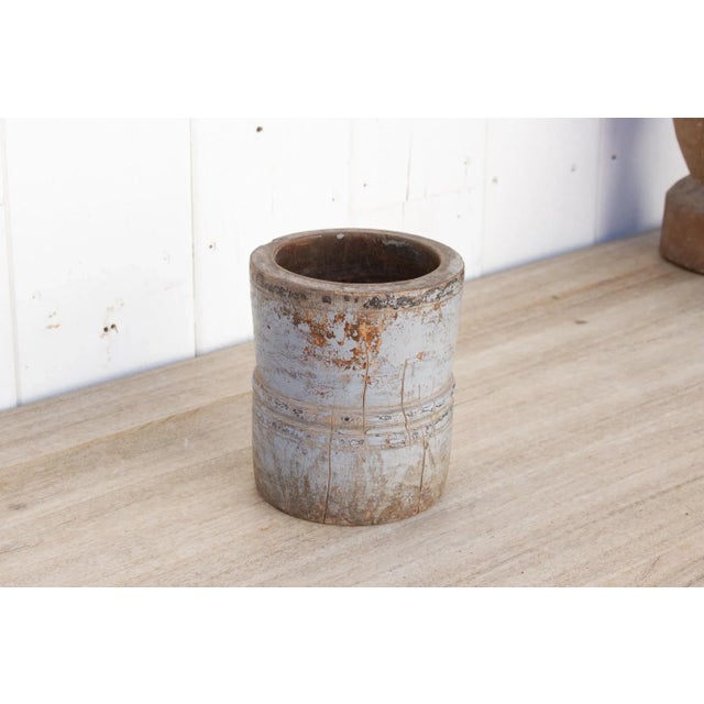Rustic Boho Spice Grinder Pot For Sale - Image 4 of 8