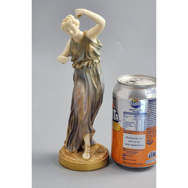 Porcelain Figure of Grecian Maiden from Royal Worcester, 1928 For Sale - Image 11 of 13
