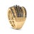 Haus of Brilliance 10K Yellow Gold Plated .925 Sterling Silver 1.0 Cttw Champagne Diamond Multi Row Cross Over Band Ring - Size 7 For Sale - Image 4 of 6
