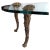 1950s Hollywood Palm Regency Giltwood and Glass Cocktail Table Maison Charles Style For Sale - Image 5 of 14