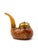 Wood Aldo Tura, Pipe Shaped Parchment Tobacco Box, Macabo Italy 1950s For Sale - Image 7 of 13