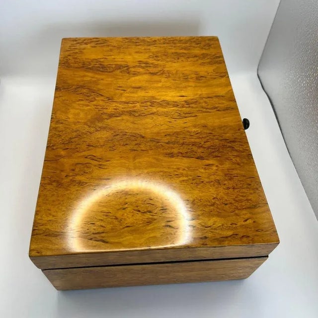 Biedermeier Box in Ice Birch and Brass, Germany, 1840s For Sale - Image 18 of 18