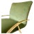 Gold Office Armchair in Sea Bream and Green Velvet, Italy, 1970s For Sale - Image 8 of 10