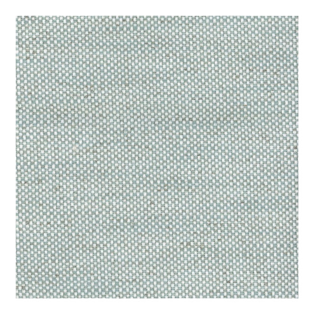 Bunny Williams Home Pierre Chair in Seafoam Performance Fabric - Sample For Sale