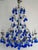 Austrian Chandelier in Cobalt Blue Murano Glass, 1970s For Sale - Image 4 of 18