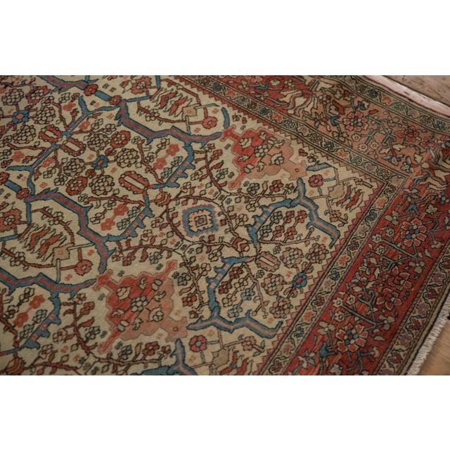 Antique Farahan Sarouk Rug - 4'4" x 6'2" For Sale - Image 13 of 13
