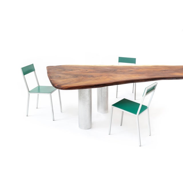 Contemporary Brutalist Parota Wooden Dining Table by Deevie Vermetten for Fermetti For Sale - Image 3 of 8