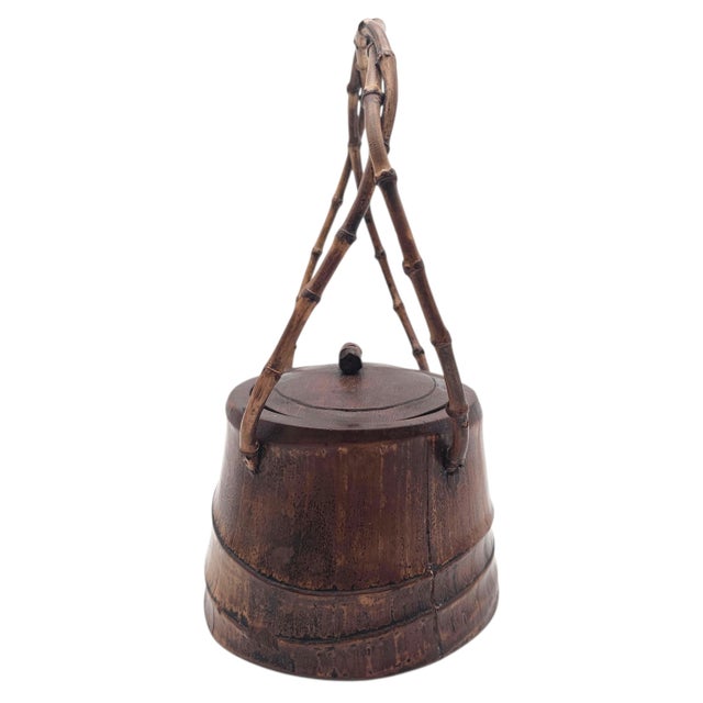 Brown Mid-20th Century Chinese Scholar Style Hand Carved Wood Tea Caddies 12" - a Pair For Sale - Image 8 of 18